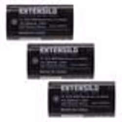 EXTENSILO 3x Batteries remplacement pour Kodak Klic-8000 RB50 pour appareil photo reflex numérique (1600mAh 36V Li-ion)