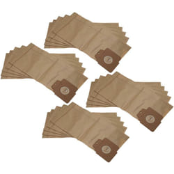 20x Sacs compatible avec Kärcher cv 48/2 Professional aspirateur - 35cm x 16cm marron - Vhbw