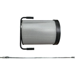 Vhbw - Cartouche filtrante poussières fines compatible avec hbm unité d'aspiration 100 aspirateur à copeaux - Avec brosse de nettoyage
