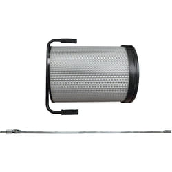 Vhbw - Cartouche filtrante poussières fines compatible avec Holzmann unité d'aspiration ABS1500FF aspirateur à copeaux - Avec brosse de nettoyage