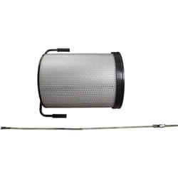 1x Cartouche filtrante poussières fines compatible avec Felder af 22, af 20, af 16, af 14 aspirateur à copeaux - Avec brosse de nettoyage - Vhbw