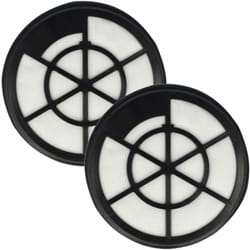 Vhbw - Kit de 2x Filtres compatible avec Bosch BGC05AAA1/03, BGC05AAA2/02, BGC05AAA2/03 aspirateur - filtre de sortie d'air, noir / blanc