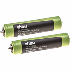 vhbw - the clever way - Batterie de rechange de haute qualité avec une grande autonomie et compatible avec votre rasoir ou to ...