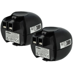 Vhbw - 2x Batterie remplacement pour Würth 0700 950 013 pour outil électrique (2100 mAh, NiMH, 4,8 v)