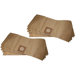 Vhbw - 10x Sacs remplacement pour Kärcher 6.906-106.0 pour aspirateur - 30cm x 40cm marron