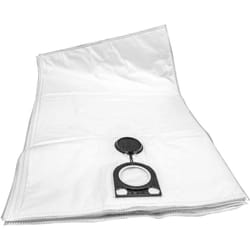 5x Sacs remplacement pour Swirl uni 20 Net pour aspirateur - microfibre non tissée, 50cm x 33cm blanc - Vhbw