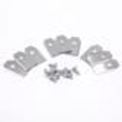 vhbw 9x Lames compatible avec Gardena Sileno city 500 Smart Sileno city 450 tondeuse - Lames de rechange argenté acier