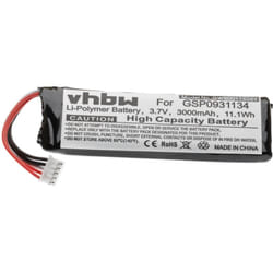 Batterie remplacement pour jbl GSP872693 02 pour haut-parleurs, enceintes portatives (3000mAh, 3,7V, Li-polymère) - Vhbw