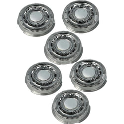 Vhbw - 6x Têtes de rasoir de remplacement compatible avec Philips S9781, S9711, S9721, S9731, S9911, S9988, S9xxxx rasoir électrique, argenté