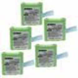 EXTENSILO 5x Batteries compatible avec Midland GXT250 radio talkie-walkie (800mAh 48V NiMH)
