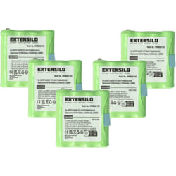 Extensilo - 5x Batteries compatible avec Motorola Talkabout T40, T80 Extreme, tlkr 3, tlkr 5 radio talkie-walkie (800mAh, 4,8V, NiMH)