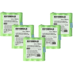 Extensilo - 5x Batteries remplacement pour Motorola IXNN4002B, LIS-P14MAA03A1AX, BP-38 pour radio talkie-walkie (800mAh, 4,8V, NiMH)