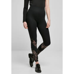 Legging taille haute femme Urban Classics lace inset