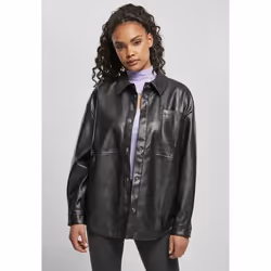Chemise femme grandes tailles Urban Classics faux leather over