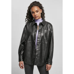 Chemise femme grandes tailles Urban Classics faux leather over