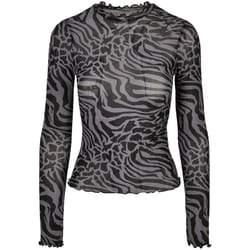 Haut Col roulé à manches longues femme Urban Classics aop mesh