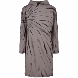 Robe à capuche oversize femme Urban Classics tie-dye