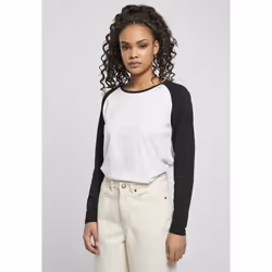 T-shirt manches longues femme Urban Classics contrast raglan