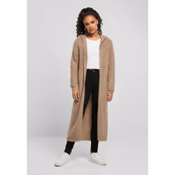 Cardigan long femme Urban Classics hooded feather