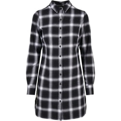 Robe chemise à carreaux en coton femme Urban Classics