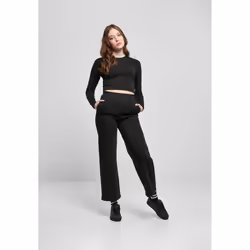 Pantalon femme Urban Classics straight pin tuck