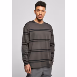 T-shirt manches longues Urban Classics oversized striped
