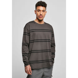 T-shirt manches longues Urban Classics oversized striped
