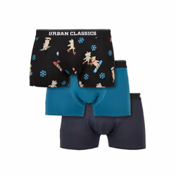 boxers grandes tailles Urban Classics organic x-mas (x3)