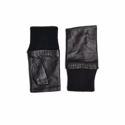 Gants demi-doigts cuir synthétique Urban Classics
