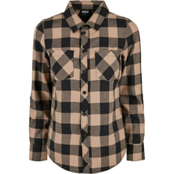 Chemise en flanelle à carreaux femme Urban Classics Turnup - M