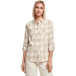Chemise en flanelle à carreaux femme Urban Classics Turnup