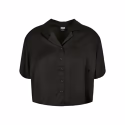 Chemise à manches courtes femme Urban Classics Viscose Satin Resort GT
