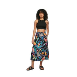 Jupe viscose mi-longue femme Urban Classics GT