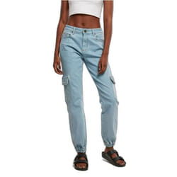 Pantalon cargo femme Urban Classics Organic Stretch Denim - 29
