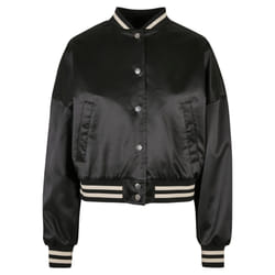 Blouson court en satin oversize femme Urban Classics College