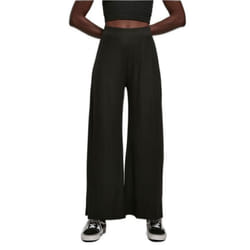 Pantalon large en jersey côtelé femme Urban Classics