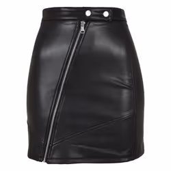 Jupe en cuir synthétique femme Urban Classics Biker GT