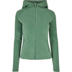 Sweat à capuche zippé femme Urban Classics - vert - M - Manches longues - Non respirant - Non imperméable