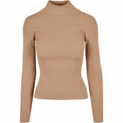 Pull à Col montant en tricot côtelé femme Urban Classics
