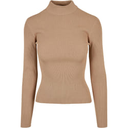 Pull à Col montant en tricot côtelé femme Urban Classics