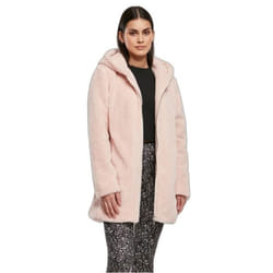 Veste Sherpa - URBAN CLASSICS - Femme - Rose - Sports dhiver - Randonnée