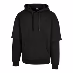 Sweatshirt à capuche double manches Urban Classics