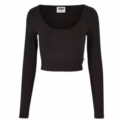 T-shirt crop manches longues femme Urban Classics Organic