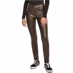 Pantalon cuir synthétique taille moyenne femme Urban Classics