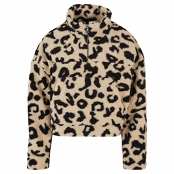 Polaire court femme Urban Classics AOP Sherpa Troyer