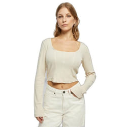 T-shirt crop manches longues corsage femme Urban Classics