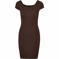 Robe côtelé à épaule dénudées femme Urban Classics