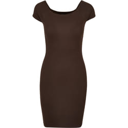 Robe côtelé à épaule dénudées femme Urban Classics
