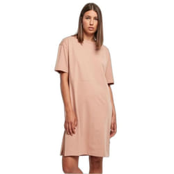 Robe t-shirt fendue oversize femme Urban Classics Organic