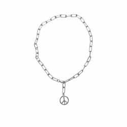Collier chaine Y Urban Classics Peace Pendant